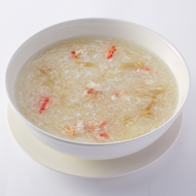 ふかひれとカニスープ