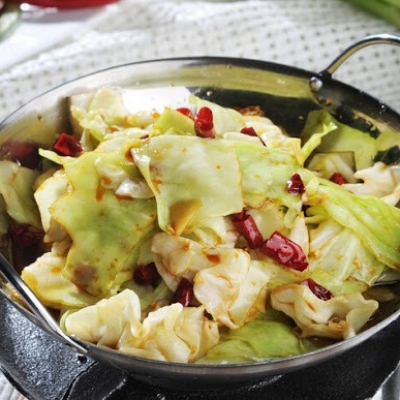 キャベツの四川風鍋