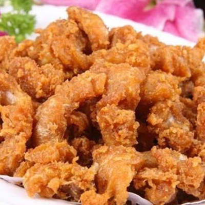 揚げ牛肉の香味炒め