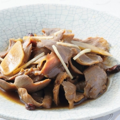 砂肝のニンニク和え