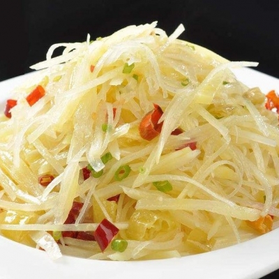 ネギと豆腐和え