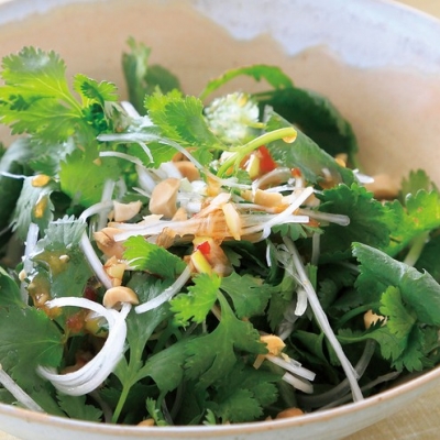 ネギと豆腐和え