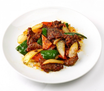 A42牛肉のオイスターソース炒め