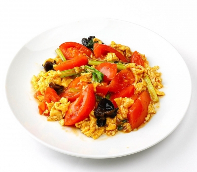 A25トマトと玉子炒め