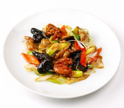 A29長ネギと豚肉炒め