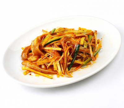 A2きゅうりと豚ミミ和え